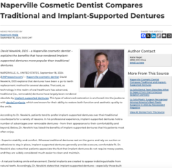 Naperville Dentist Compares Denture Types